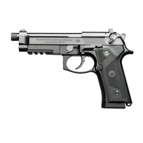 Beretta M9A3 w/Rail, 4.90” Threaded Barrel, Black, 9mm
