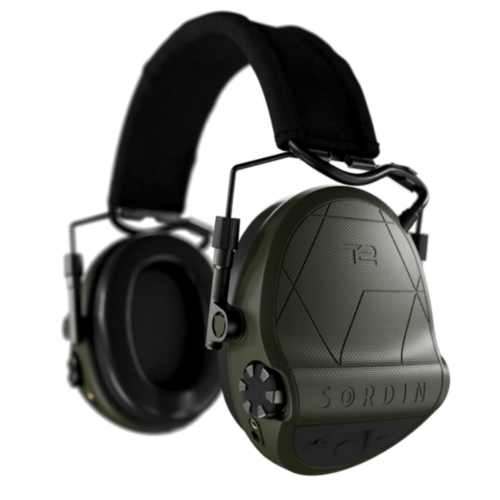 Sordin Supreme T2 Headband Headset, Green
