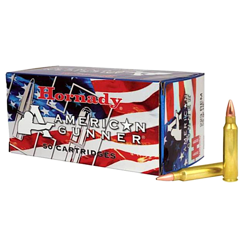Hornady Ammo, 223 REM 55 Grain HP, Match American Gunner, 50 Rounds — RDSC