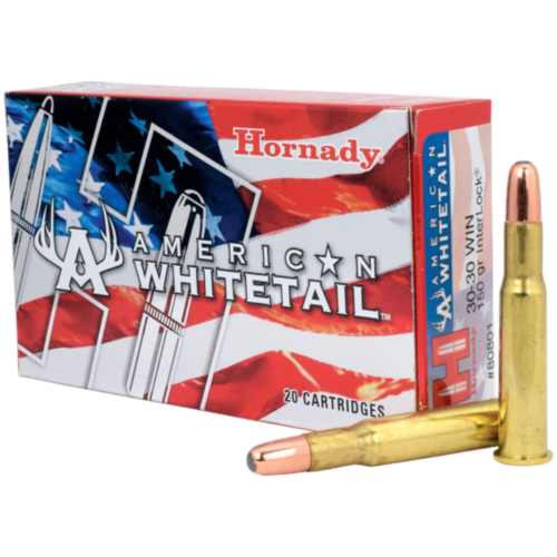 Hornady Ammo, 30/30 Win 150 Grain Interlock RN, American Whitetail, 20 Rounds — RDSC