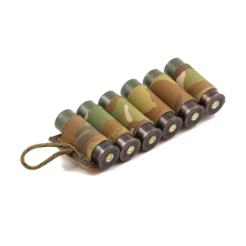 Esstac 12 Gauge Shotgun Card w/Back Velcro, 6 Round