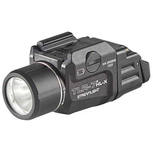 Streamlight TLR-7 HL-X USB High Lumen Multi-Fuel Weapon Light, Black