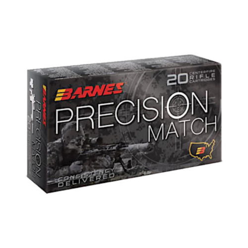 Barnes Ammo, Precision Match 300 Win Mag, 220 Grain OTM, 20 Rounds