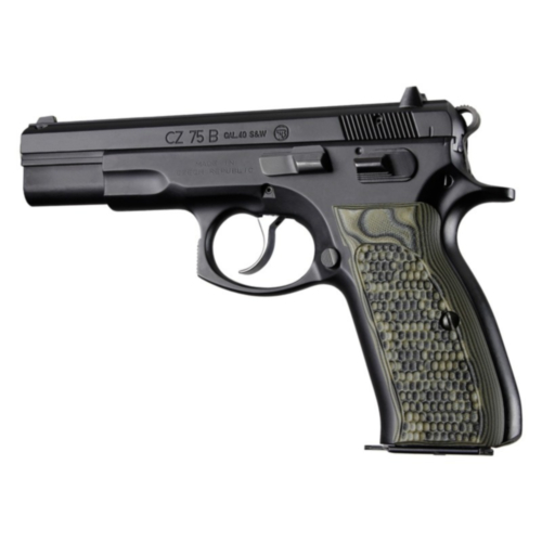 Hogue Grips, CZ-75 G10 Piranha, Green