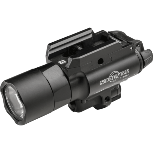 SureFire X400U Ultra Weapon Light, 1000 Lumens, 5.0 mW Green Laser, T-Slot Mount, Black