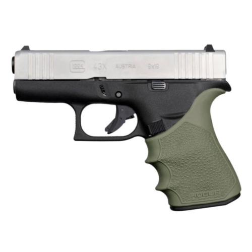 Hogue Grips, Glock 43X/48X Gen5 HandAll Beavertail Grip Sleeve, OD Green
