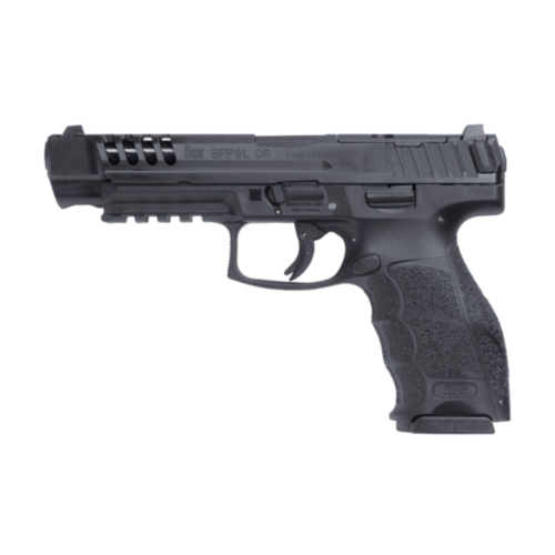 Heckler & Koch SFP9L-OR PB, 5.00” Barrel, Optic Ready, 9mm, Black