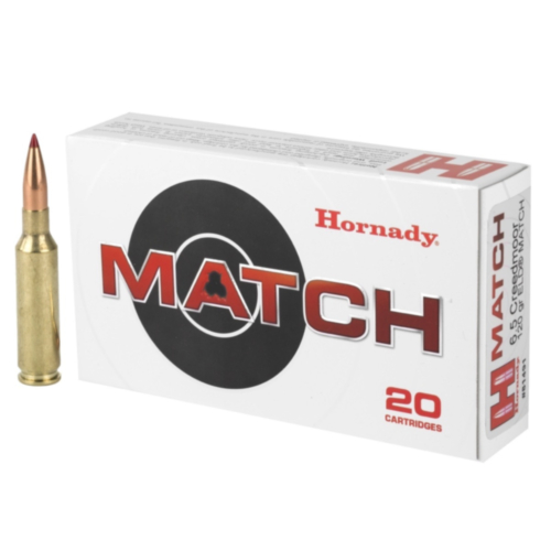 Hornady Ammo, 6.5 Creedmoor 120 Grain ELD, Match, 20 Rounds