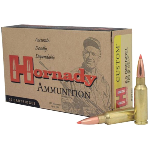 Hornady Ammo, 6.5 Grendel 123 Grain SST, 20 Rounds