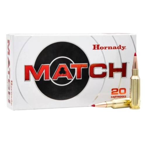 Hornady Ammo, 22 Creedmoor 80 Grain ELD, MATCH, 20 Rounds — RDSC