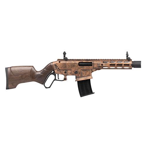 EGE Arms LEVAR12S Lever Action Shotgun, 10.6" Barrel, Walnut Stock, Rusted Copper Cerakote, 12GA