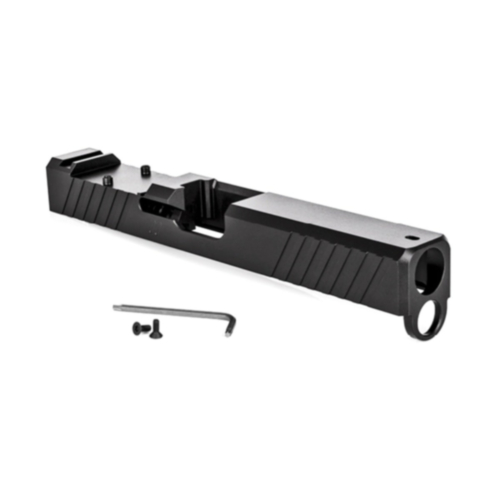 ZEV Technologies, Z17 Duty Stripped Slide w/RMR Cut, Glock 17 GEN5, Black DLC