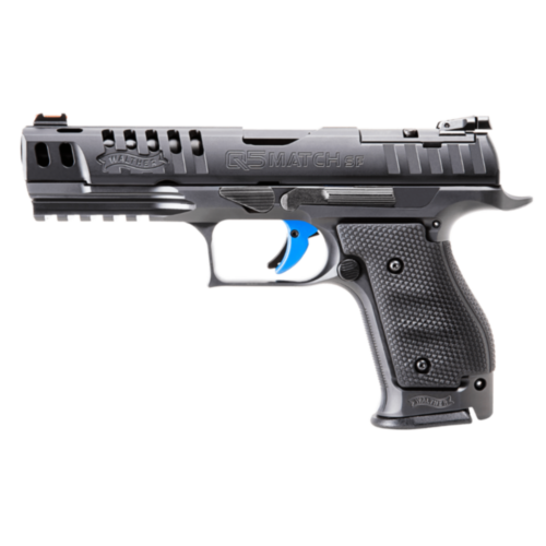 Walther Arms Q5 Match Steel Frame, 5.00" Barrel, Optic Ready, Ported Slide, Quick Defense Trigger, 9mm