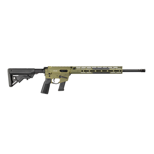 Freedom Ordnance, FX-9 Elite Carbine, 18.6" Barrel, Glock Magazines, OD Green, 9mm