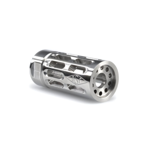 BSF Barrels, Bolt Action Compensator, .936 Profile, Polished Stainless, 7.62mm, 5/8X24 TPI