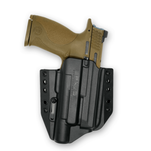 Bravo Concealment, OWB BCA 3.0 Light Bearing Holster, Smith & Wesson M&P 2.0, Surefire X300 UA/UB, Right Hand, Black