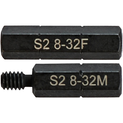 Borka Tools 8-32 Thread Adapter Set for 1/4" Driver
