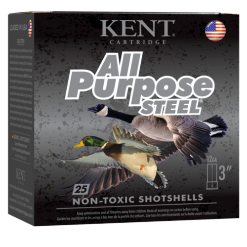 Kent Cartridge, All Purpose Waterfowl 12GA 3", 4 Shot, 1-1/4oz, 1400FPS, Steel, 25 Rounds — RDSC