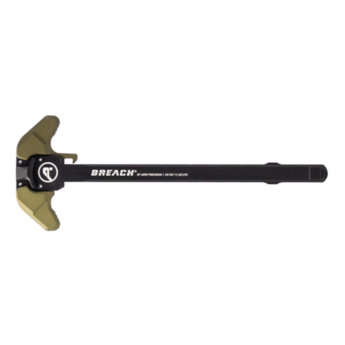 Aero Precision, AR15 Breach Ambi Charging Handle, Small Lever, Olive Drab