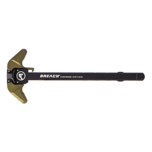 Aero Precision, AR15 Breach Ambi Charging Handle, Large Lever, Olive Drab