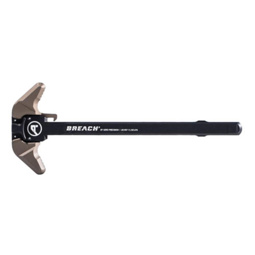 Aero Precision, AR15 BREACH Ambi Charging Handle, Large Lever, Kodiak Brown