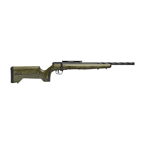 Savage B17 Timber Tactical, 18.0" Threaded Barrel, Green Laminate, 17 HMR