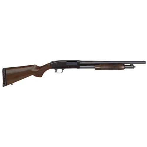Mossberg 500 Retrograde, 18.50 Barrel, Walnut Furniture, Bead Sight, 12GA — RDSC