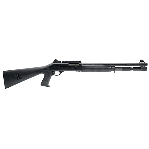 Benelli M4 Tactical Semi-Automatic Shotgun, 18.5" Barrel, Pistol Grip Stock, Black, 12 GA — RDSC
