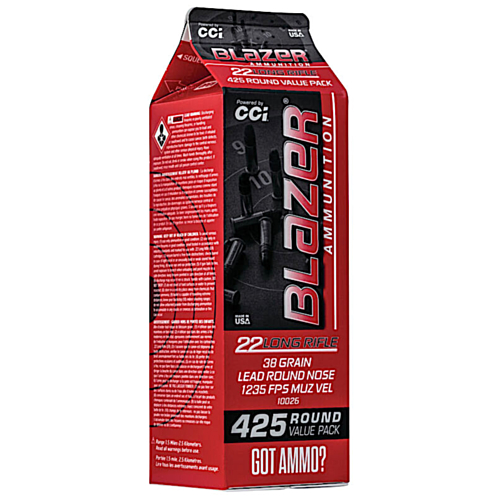 CCI Rimfire Ammo, 22LR 38 Grain LRN, 425 Rounds