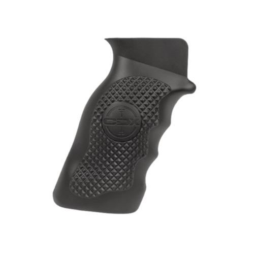 Cadex Defence, Rubberized Finger Grooved Grip, Black