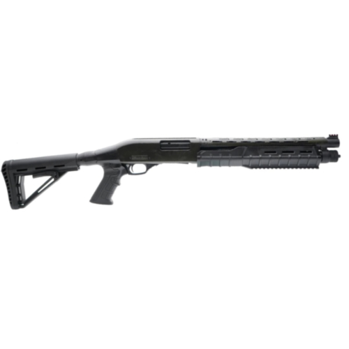 Canuck Commander, Pump Shotgun, Synthetic Pistol Grip & Stock, 14.00" Barrel, 12GA, Distressed Olive Drab — RDSC
