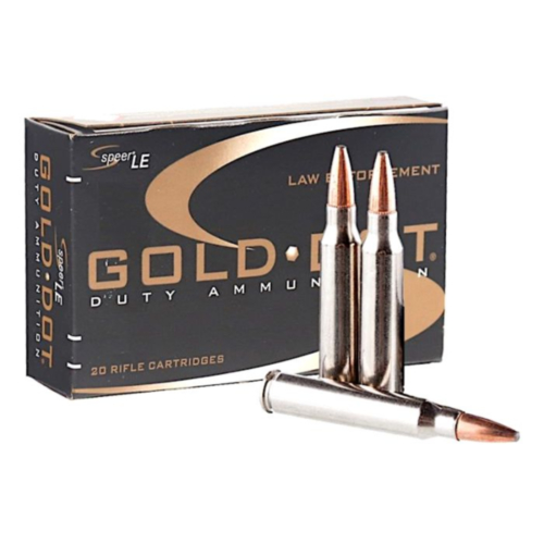 Speer Ammo, LE Gold Dot 223 Rem 62 Grain GDSP, 20 Rounds