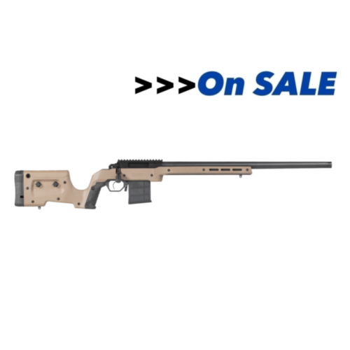 Shield Rifleworks Precision Rifle, Aero Precision SOLUS, 24.0" SR308 M24MATCH-MOD2 Barrel, MDT XRS Chassis, Flat Dark Earth