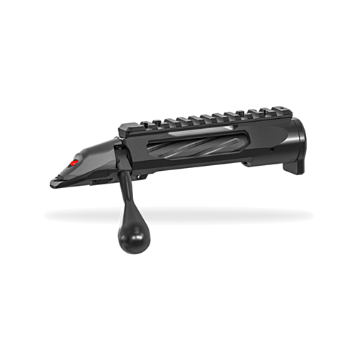 Cadex Defence, Seven STARS Short Action, Cross Hatch Bolt Knob, 20 MOA, Type A Bolt, Black