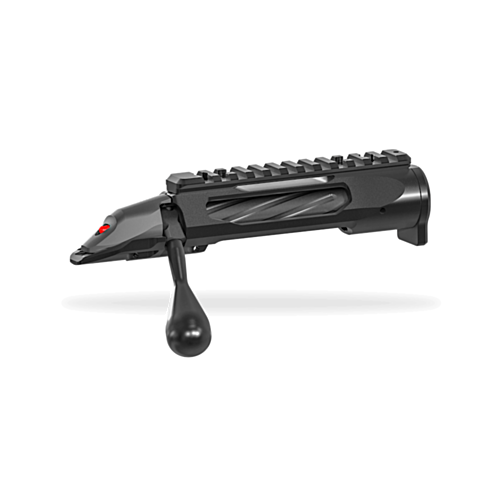 Cadex Defence, Seven STARS Short Action, Cross Hatch Bolt Knob, 20 MOA, Type B Bolt, Black