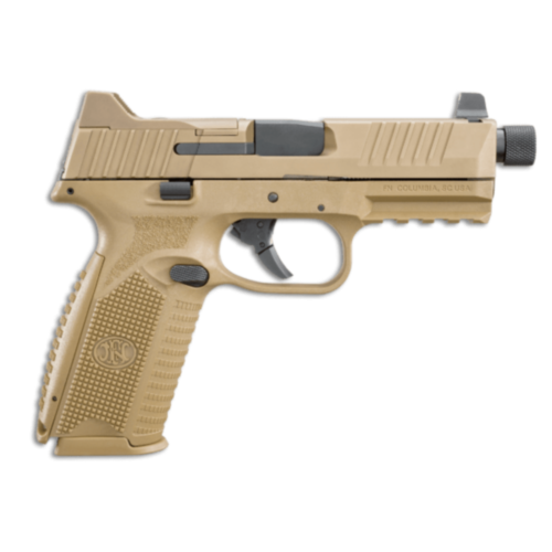 FNH, FN509 Tactical, 4.50” Threaded Barrel, Optic Ready, FDE, 9mm