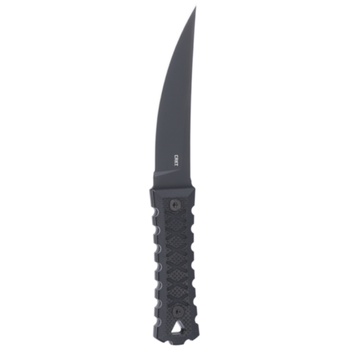 CRKT HZ4 Black Fixed Blade Tactical Knife