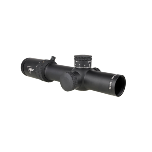 Trijicon Credo 1-10x28 FFP Riflescope, Red/Green MRAD Segmented-Circle Enhanced Reticle
