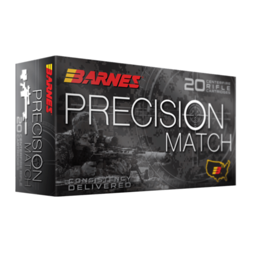 Barnes Ammo, Precision Match 338 Lapua, 300 Grain OTM, 20 Rounds