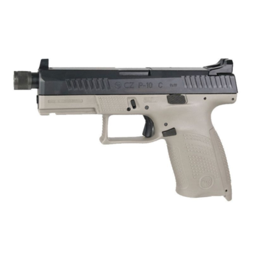 CZ Arms, CZ P-10 C, 4.60" Threaded Barrel, Urban Grey, 9mm