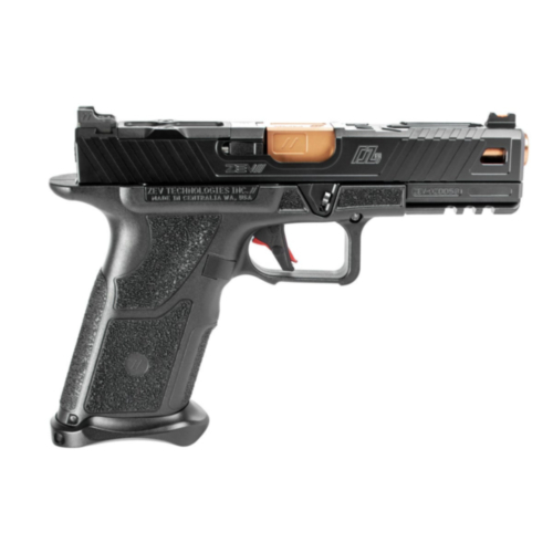 ZEV Technologies, OZ9 Pistol, 4.48” Bronze Barrel, 9mm, Black