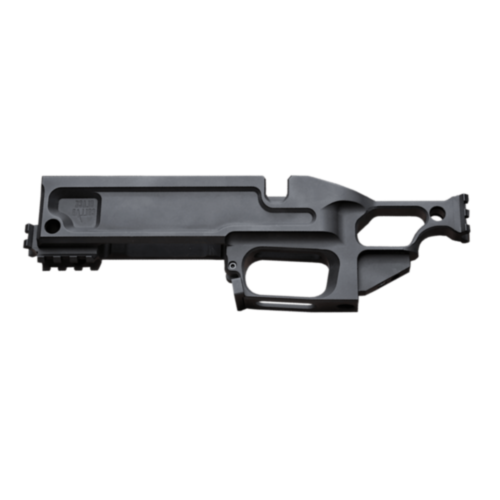 Black Collar Arms, Pork Sword Chassis, 700 Short Action Left Hand, Hardcoat Anodized Black