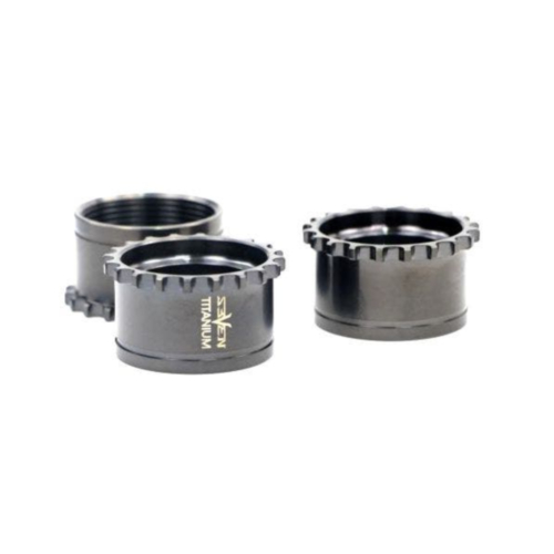V7 Weapon Systems, Titanium AR15 GI Barrel Nut, Black Ion Bond