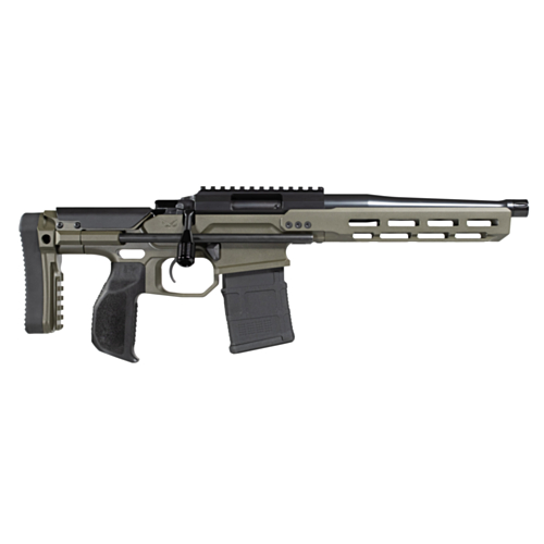 Shield Rifleworks SuperShort Precision Rifle, SBR 9.0" SR300 LwMATCH-Mod2 Barrel, JTAC PDW, Cobalt Kinetic Green