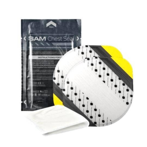 CTOMS SAM Chest Seal, Non Valved, 2 Pack