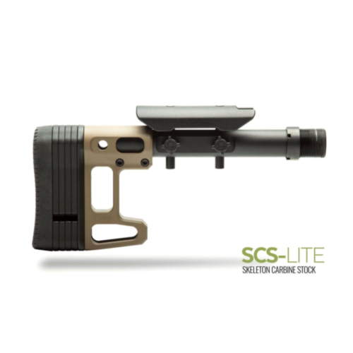 MDT Skeleton Carbine Stock, SCS Lite, Flat Dark Earth Cerakote