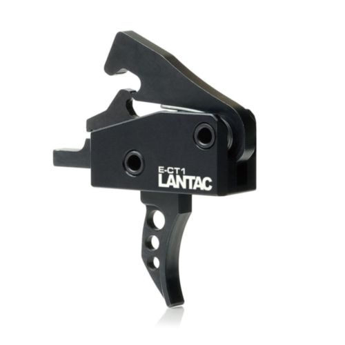 Lantac E-CT1 Single Stage Trigger, 3.5LB Pull, Curved Blade, AR15