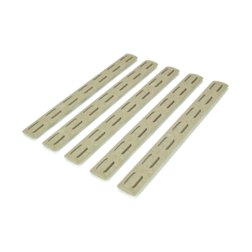 Bravo Company USA, M-Lok Rail Panel Kit 5.50” 5-Pack, FDE
