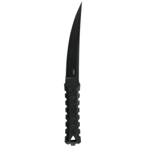 CRKT HZ6 Black Fixed Blade Tactical Knife