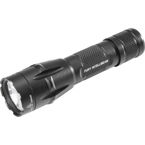 SureFire Fury Dual Fuel Tactical, IntelliBeam 1500 Lumens, Black
